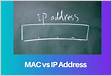 Diferença entre o endereço MAC e o endereço IP
